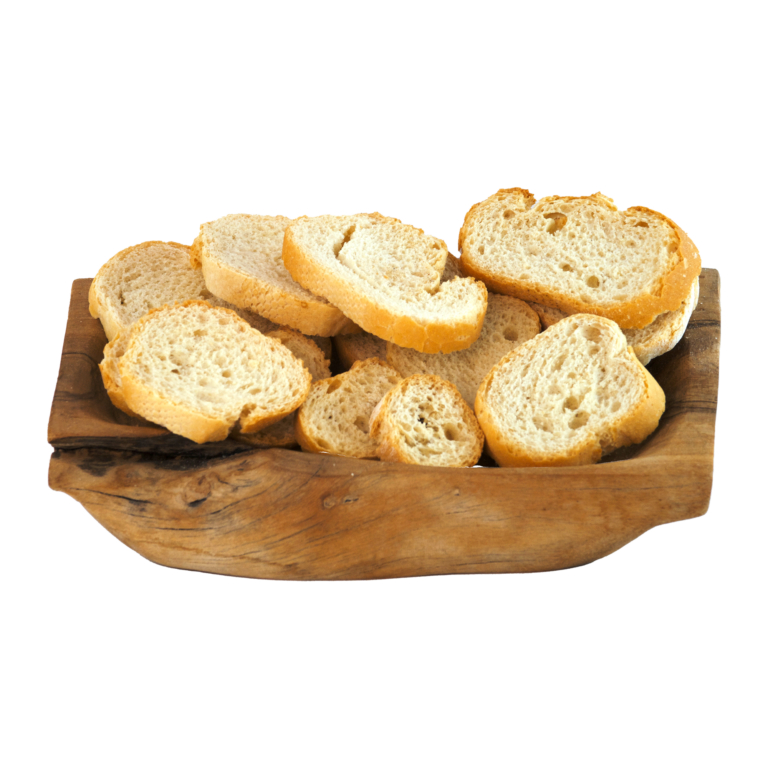 Bizcocho de pan en rodajas